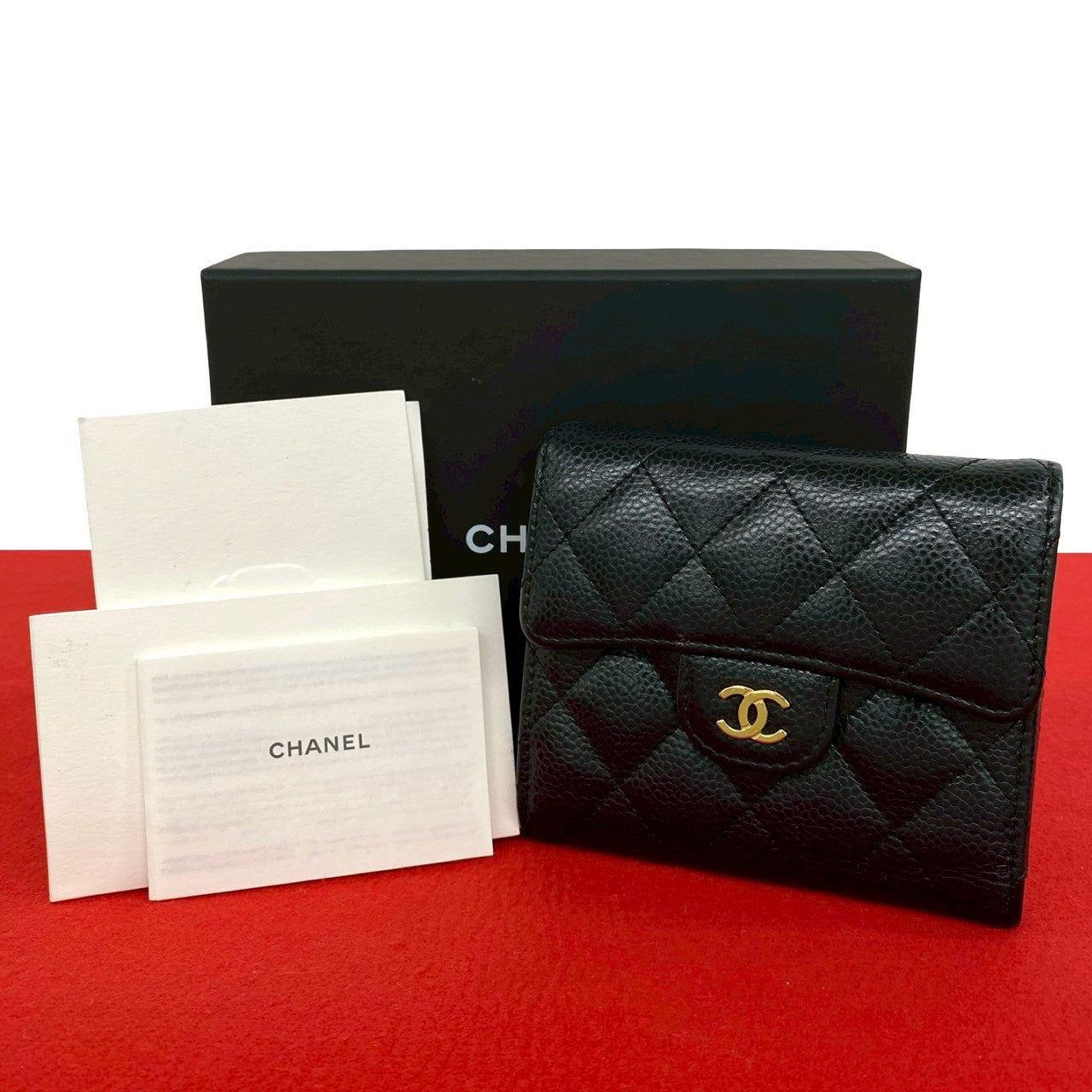 CHANEL シャネル 三つ折り財布