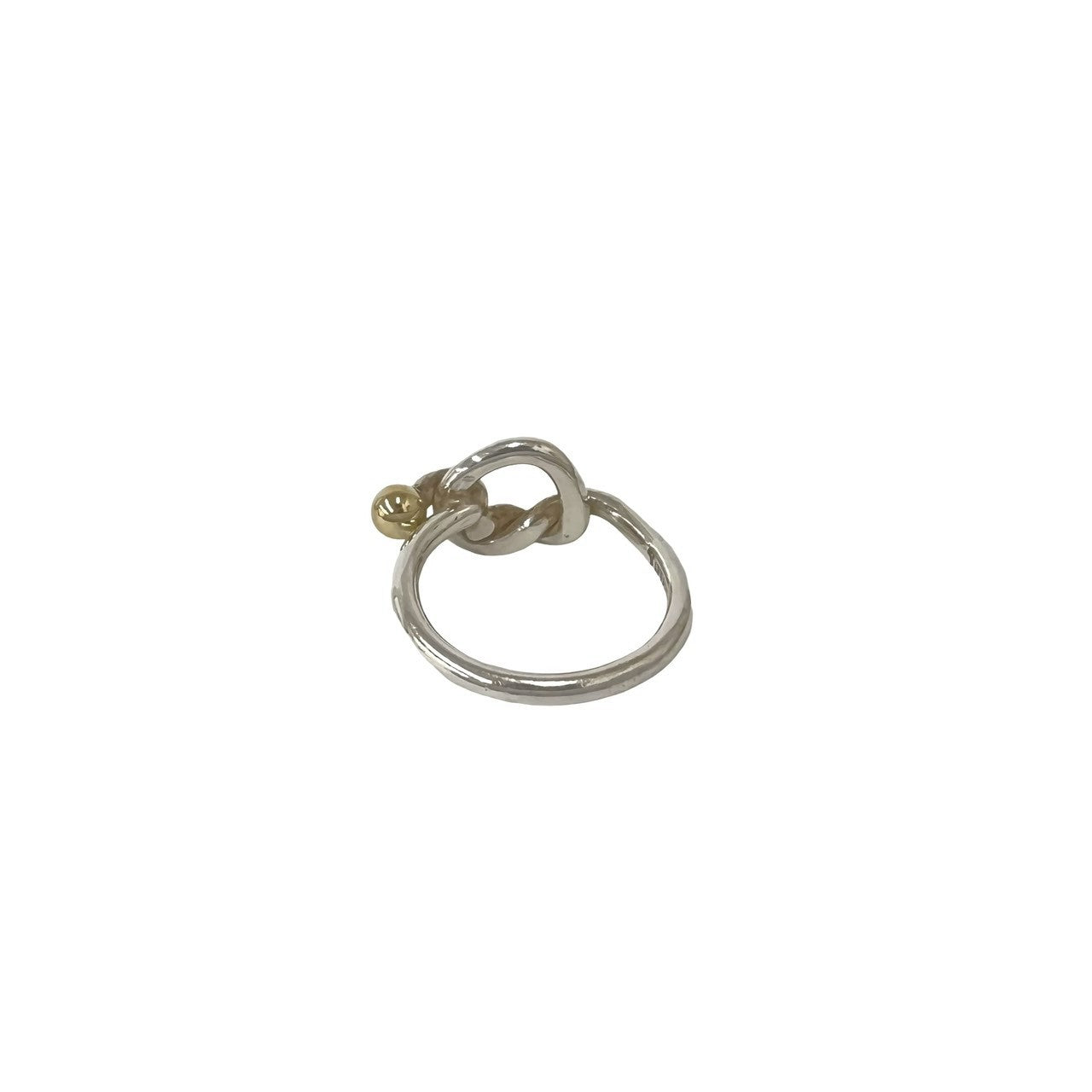 TIFFANY&Co. ティファニー (Vintage) ラブノット リング 925 K18 750YG 指輪 6