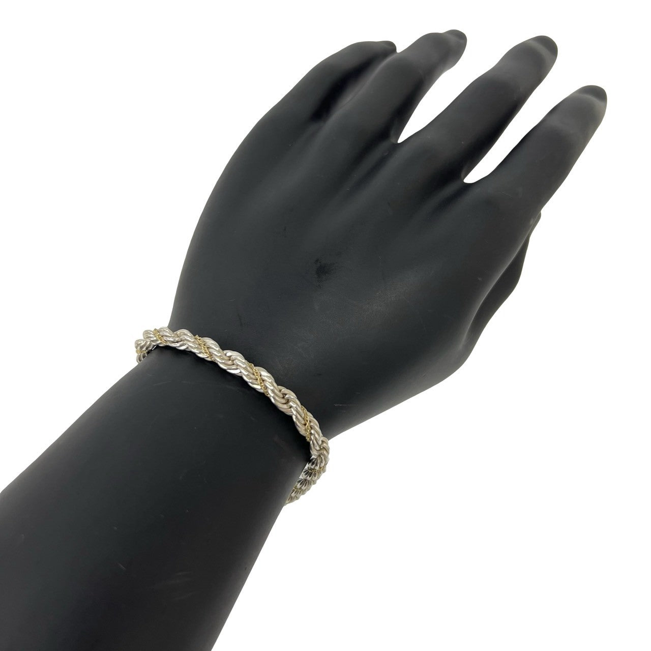 TIFFANY&Co. ティファニー (Vintage) ツイストロープ ブレスレット 925 K18 750YG 2
