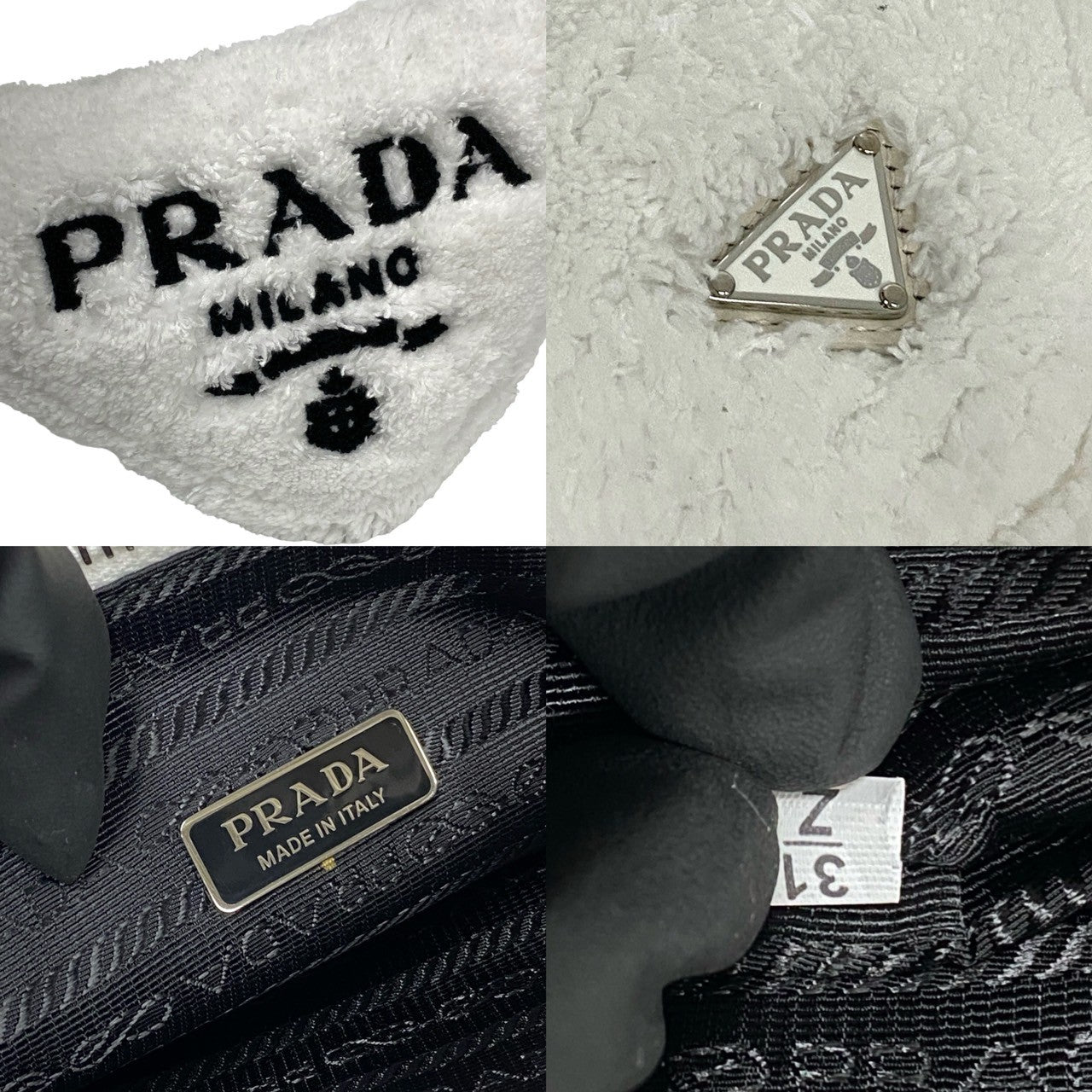 PRADA トライアングル テリークロス 3