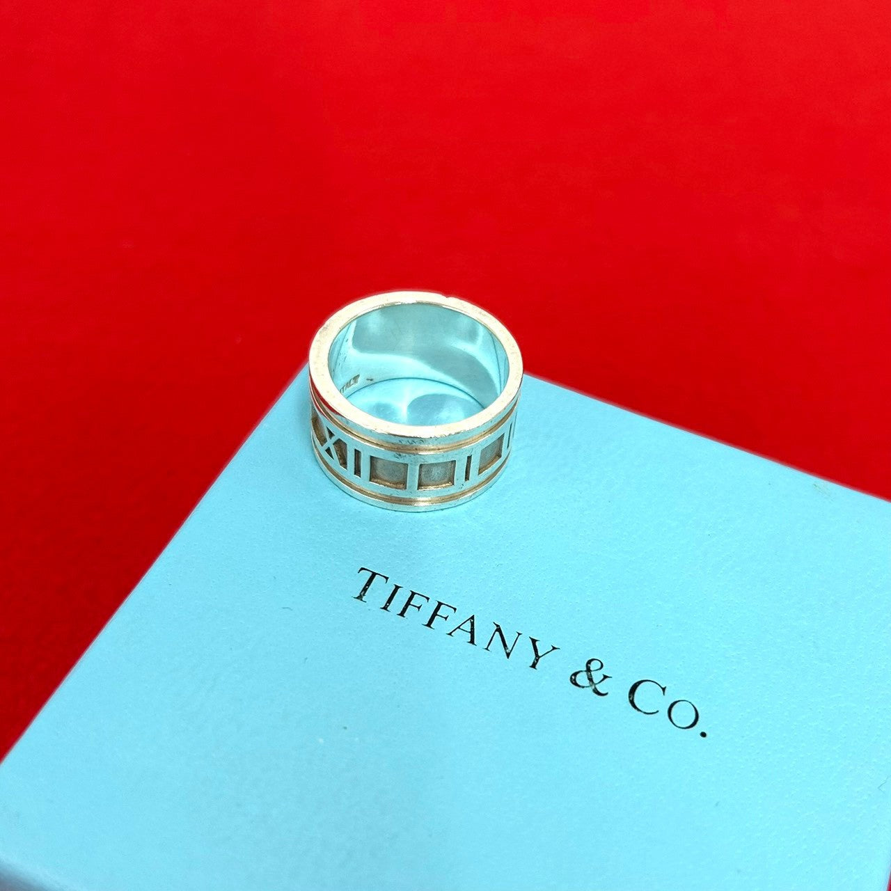 TIFFANY&Co. ティファニー (Vintage) アトラス ワイド リング 指輪