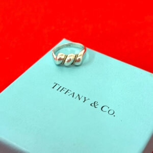 TIFFANY&Co. ティファニー (Vintage) ツイストロープ リング 指輪 925 K14 585YG