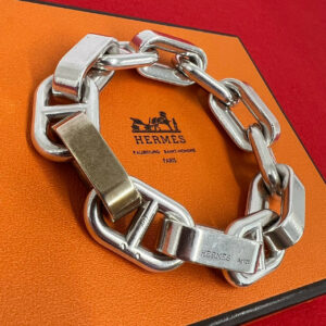 HERMES エルメス シェーヌダンクル ブロンズミックス ブレスレット