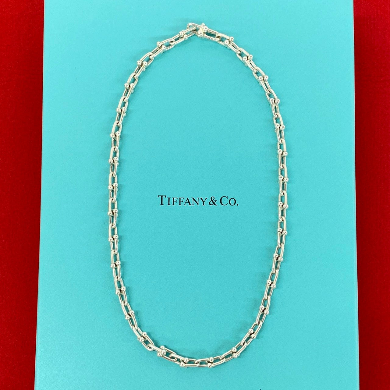 TIFFANY&Co. ティファニー ハードウェア スモールリンク ネックレス
