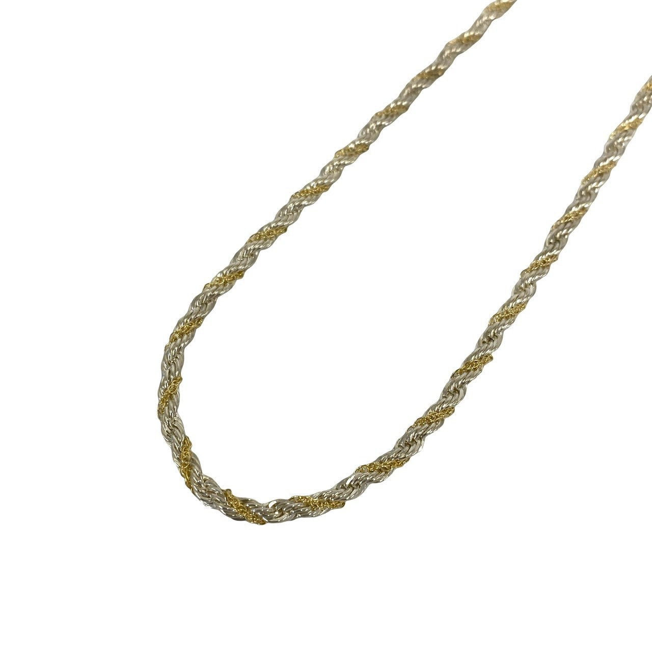 TIFFANY&Co. ティファニー (Vintage) ツイストロープ ネックレス 925 K18 750YG 4