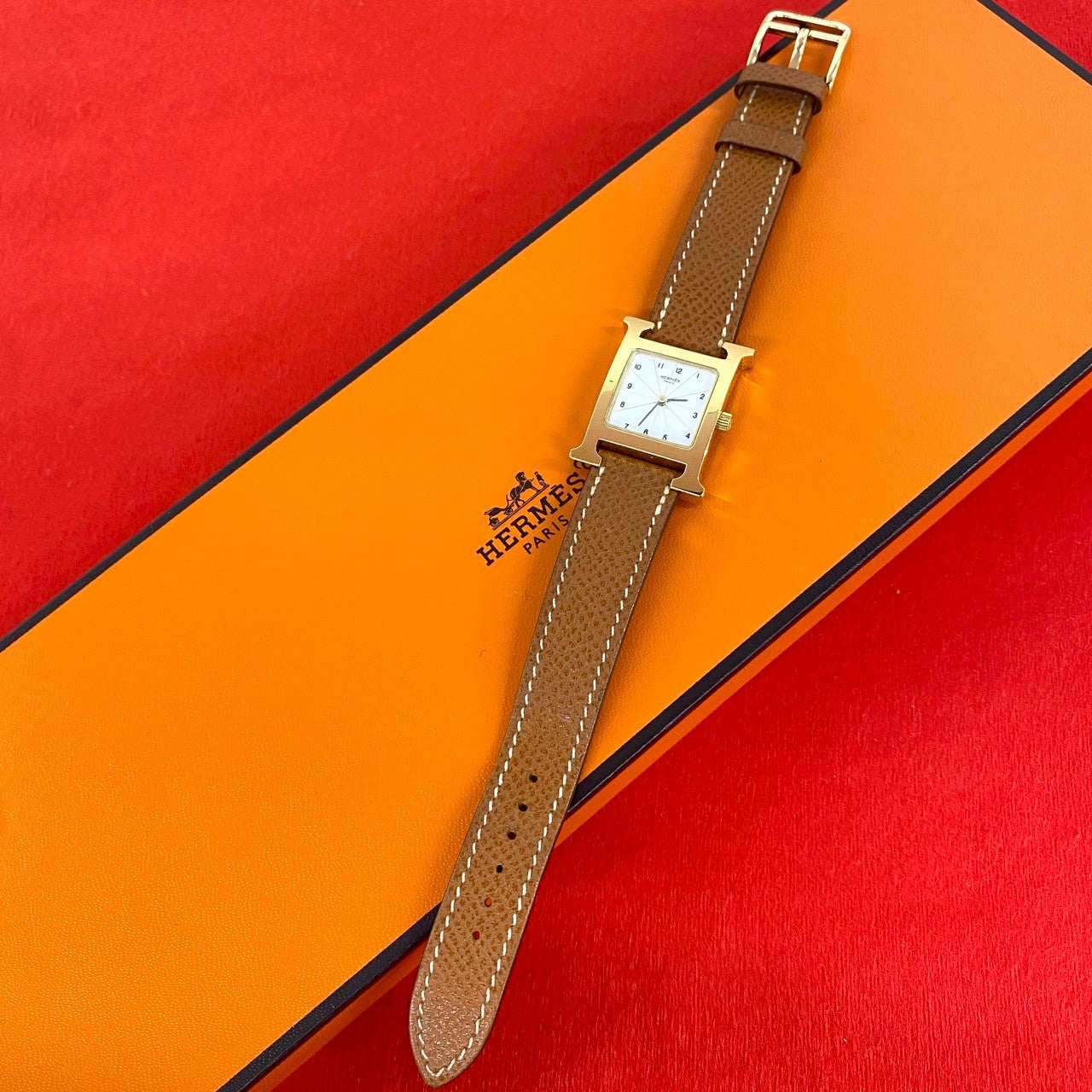 HERMES エルメス Hウォッチ 腕時計