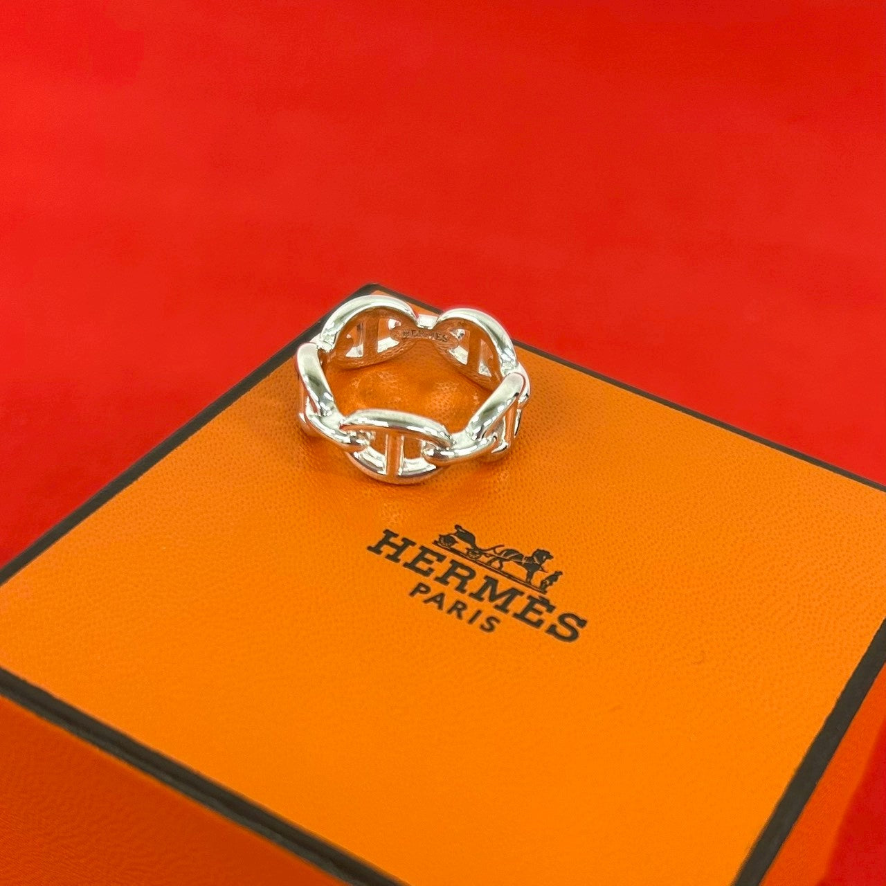 HERMES エルメス シェーヌダンクル アンシェネ リング 指輪