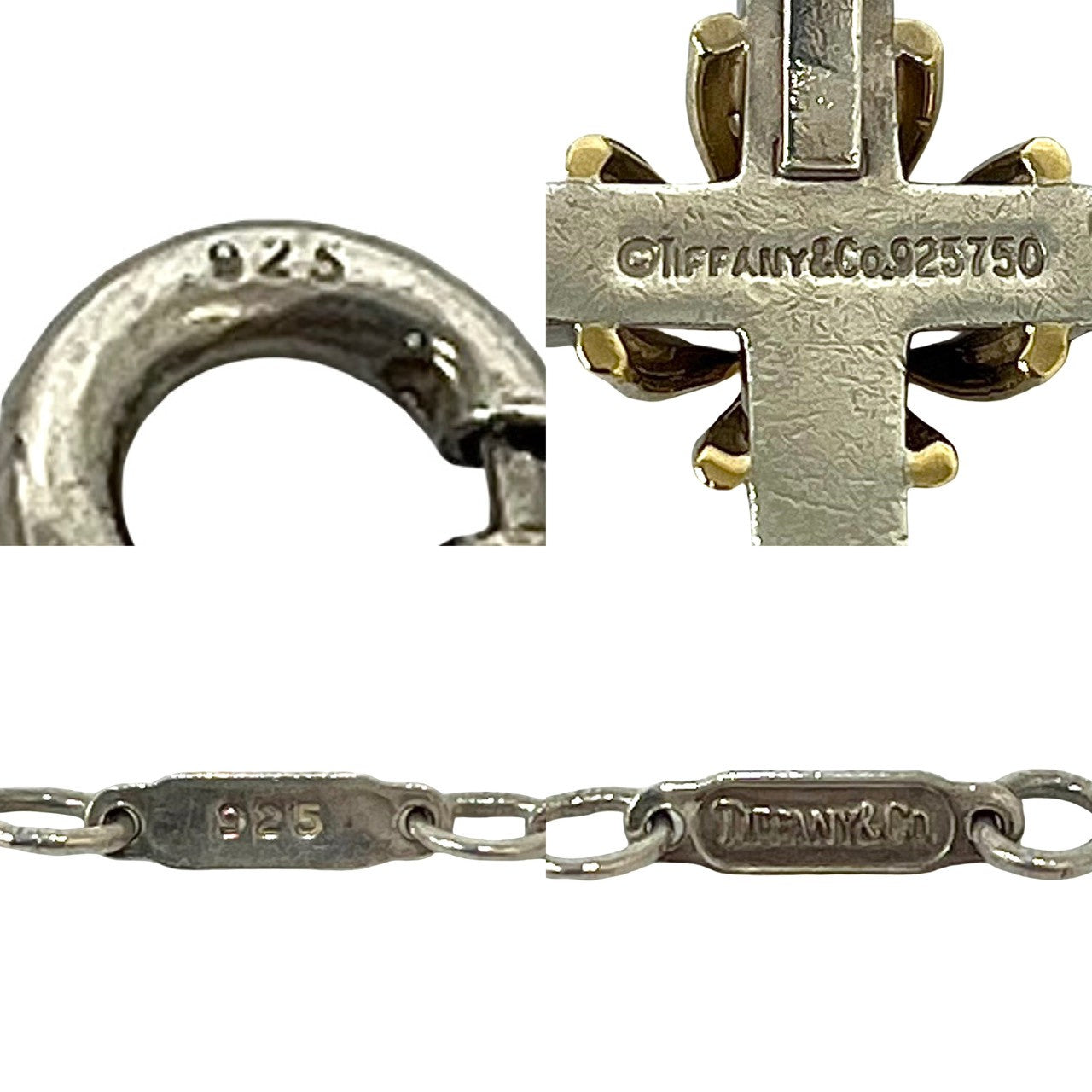 TIFFANY&Co. ティファニー シグネチャー クロス 750 K18 750YG ネックレス 3