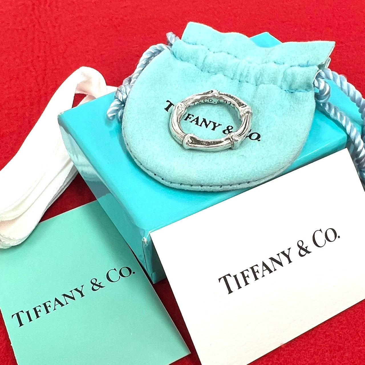 TIFFANY&Co. ティファニー (Vintage) バンブー リング 指輪 8号