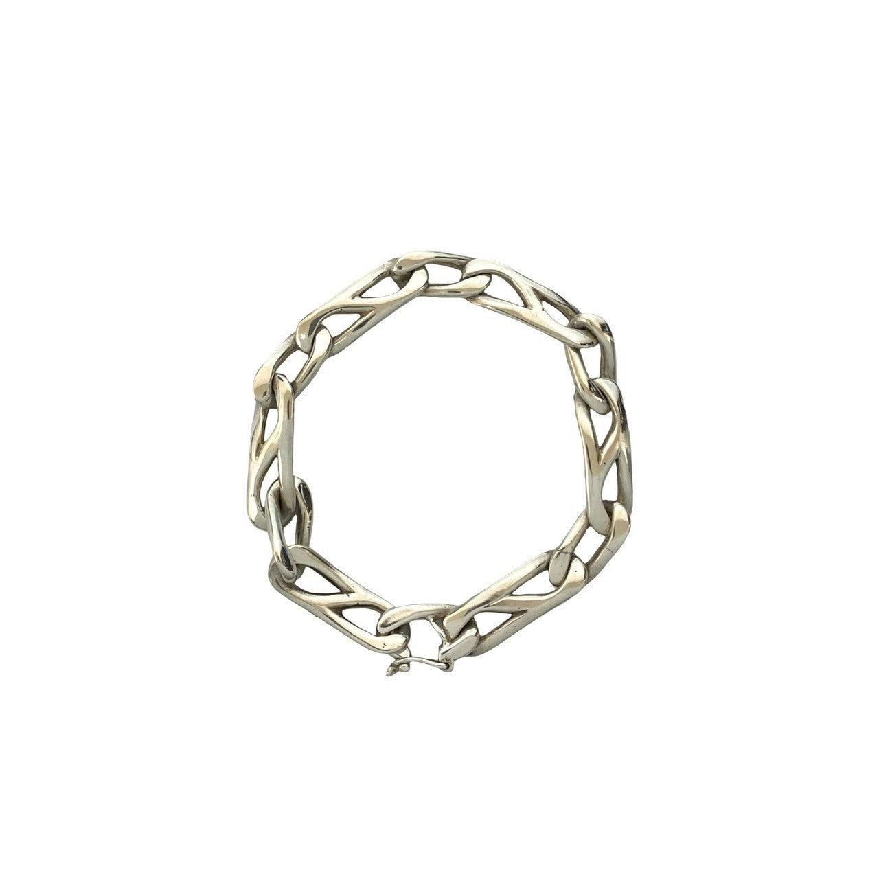 TIFFANY&Co. ティファニー クリップ シェイプ リンク チェーン ブレスレット 4