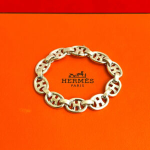 HERMES エルメス Hロゴ ブレスレット