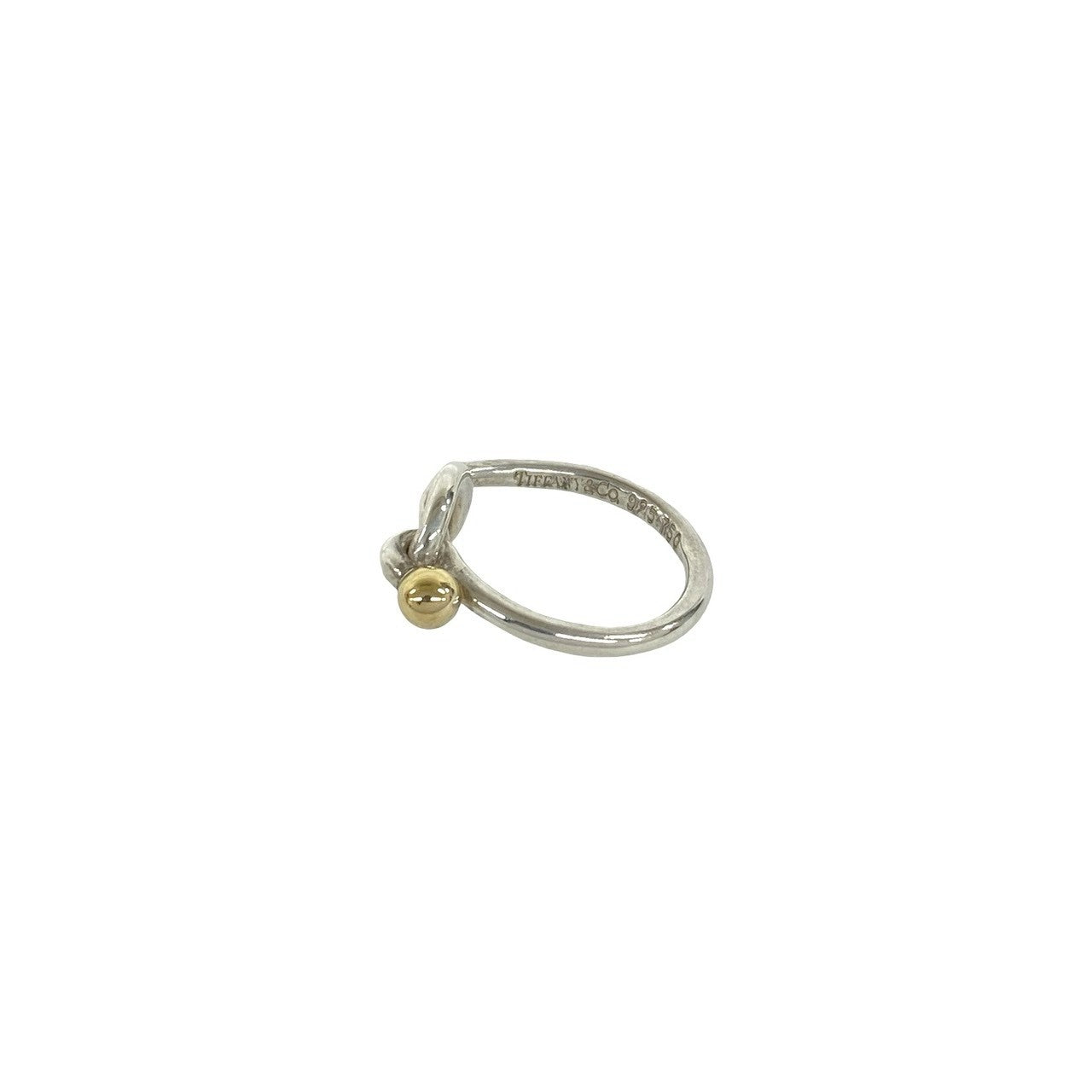 TIFFANY&Co. ティファニー (Vintage) ラブノット リング 925 K18 750YG 指輪 4