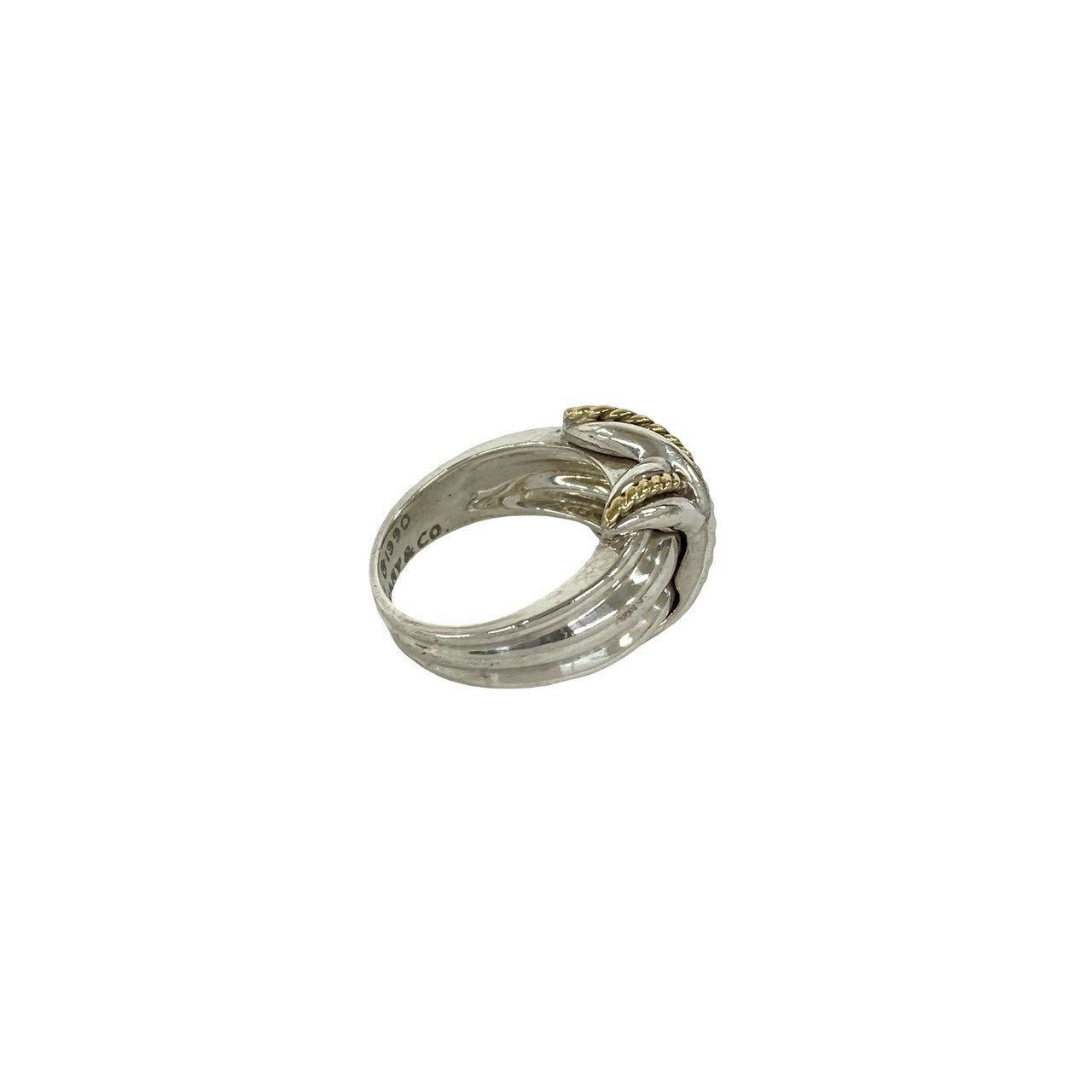 TIFFANY&Co. ティファニー (Vintage) シグネチャーリング 925 K18 750YG 指輪 5