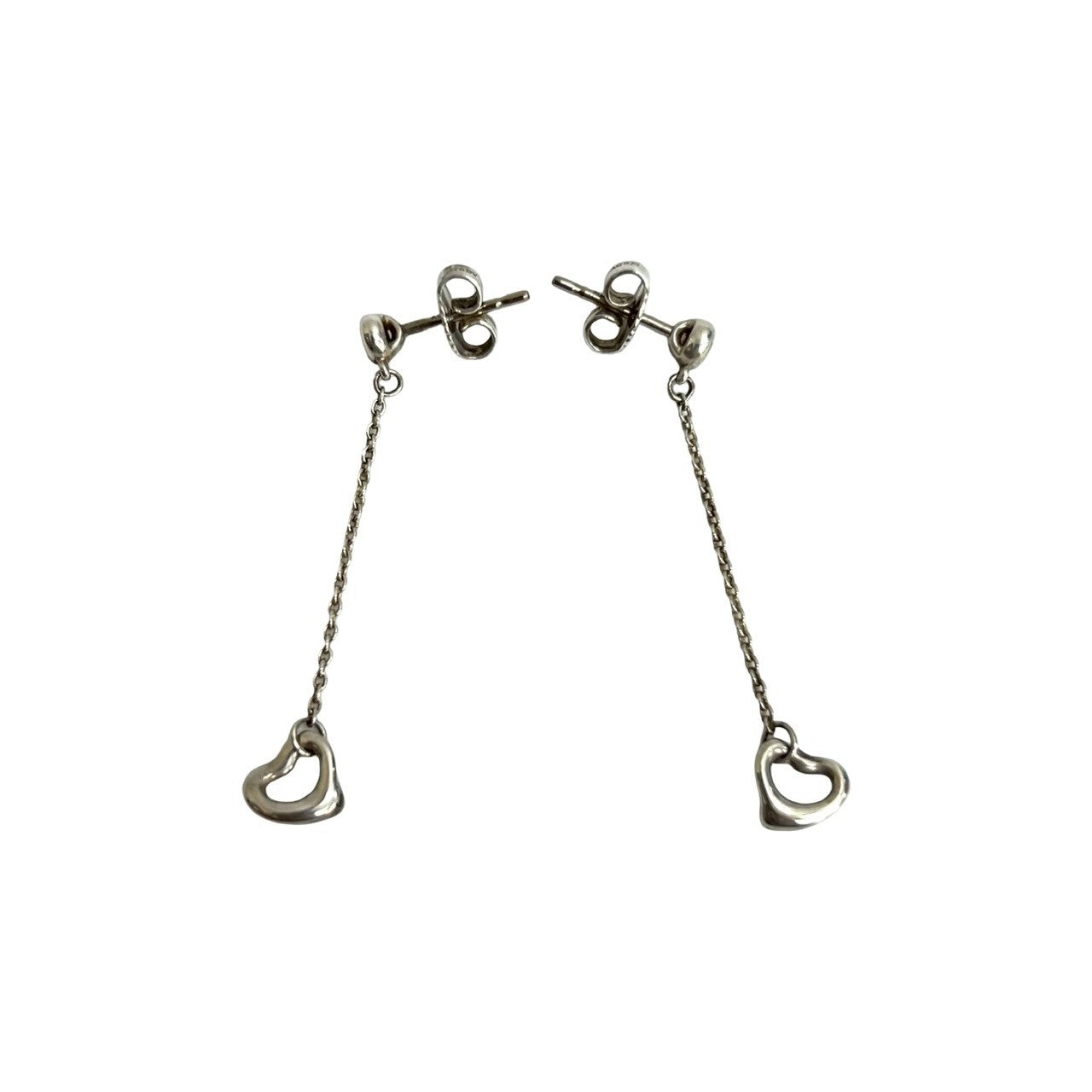 TIFFANY&Co. ティファニー オープンハート ドロップ ピアス 3