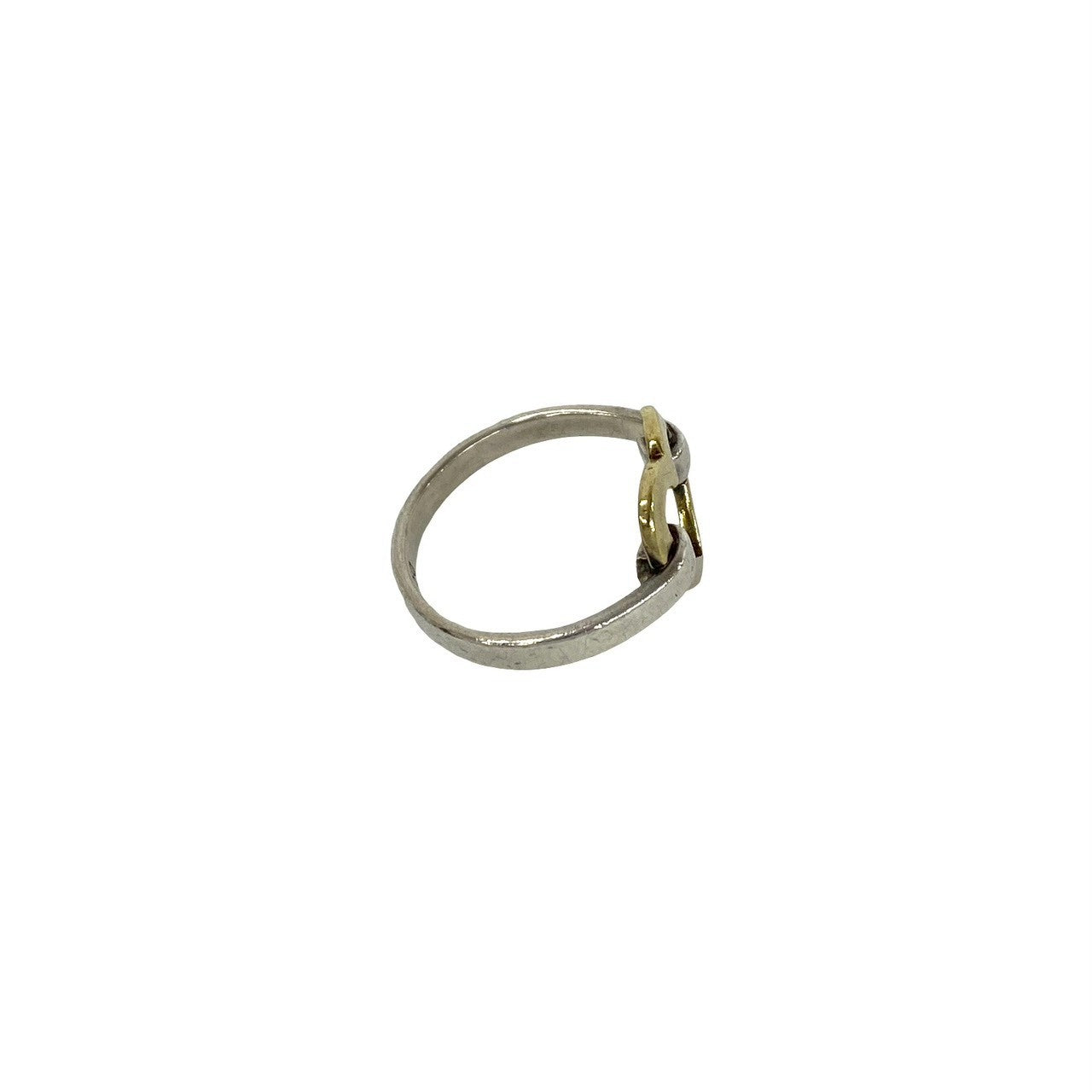 TIFFANY&Co. ティファニー (Vintage) オープンハート リング 925 K18 750YG 指輪 5