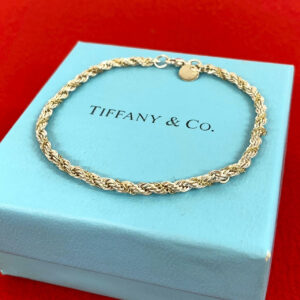 TIFFANY&Co. ティファニー (Vintage) ツイストチェーン ブレスレット 925 K18 750YG