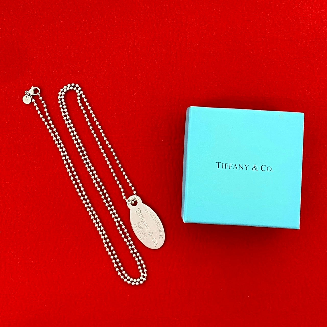 TIFFANY&Co. ティファニー リターントゥ オーバルタグ ネックレス