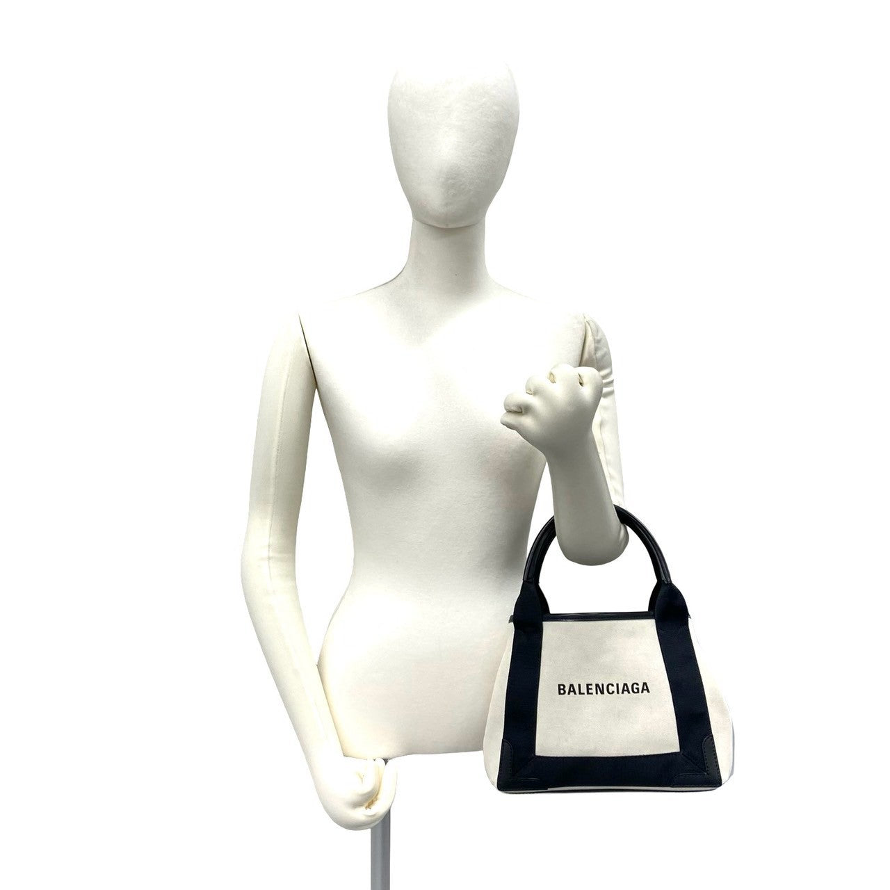 BALENCIAGA バレンシアガ ネイビーカバス ハンドバッグ 2