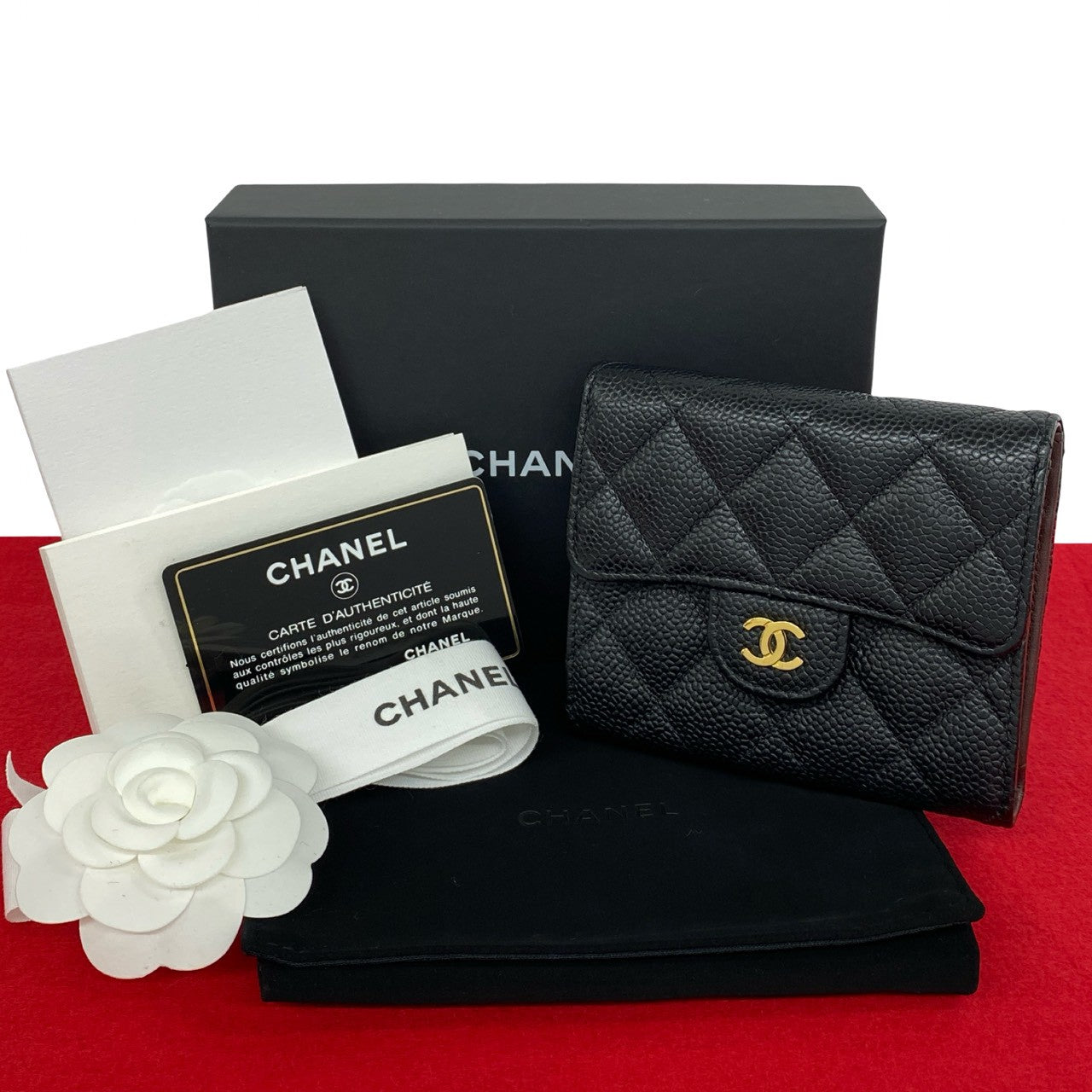 CHANEL シャネル 三つ折り財布