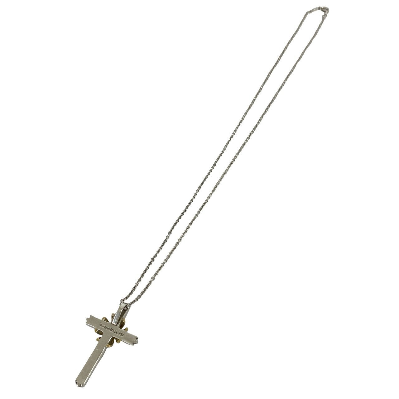 TIFFANY&Co. ティファニー (Vintage) シグネチャー クロス ネックレス 925 K18 750YG 6