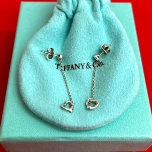 TIFFANY&Co. ティファニー オープンハート ドロップ ピアス