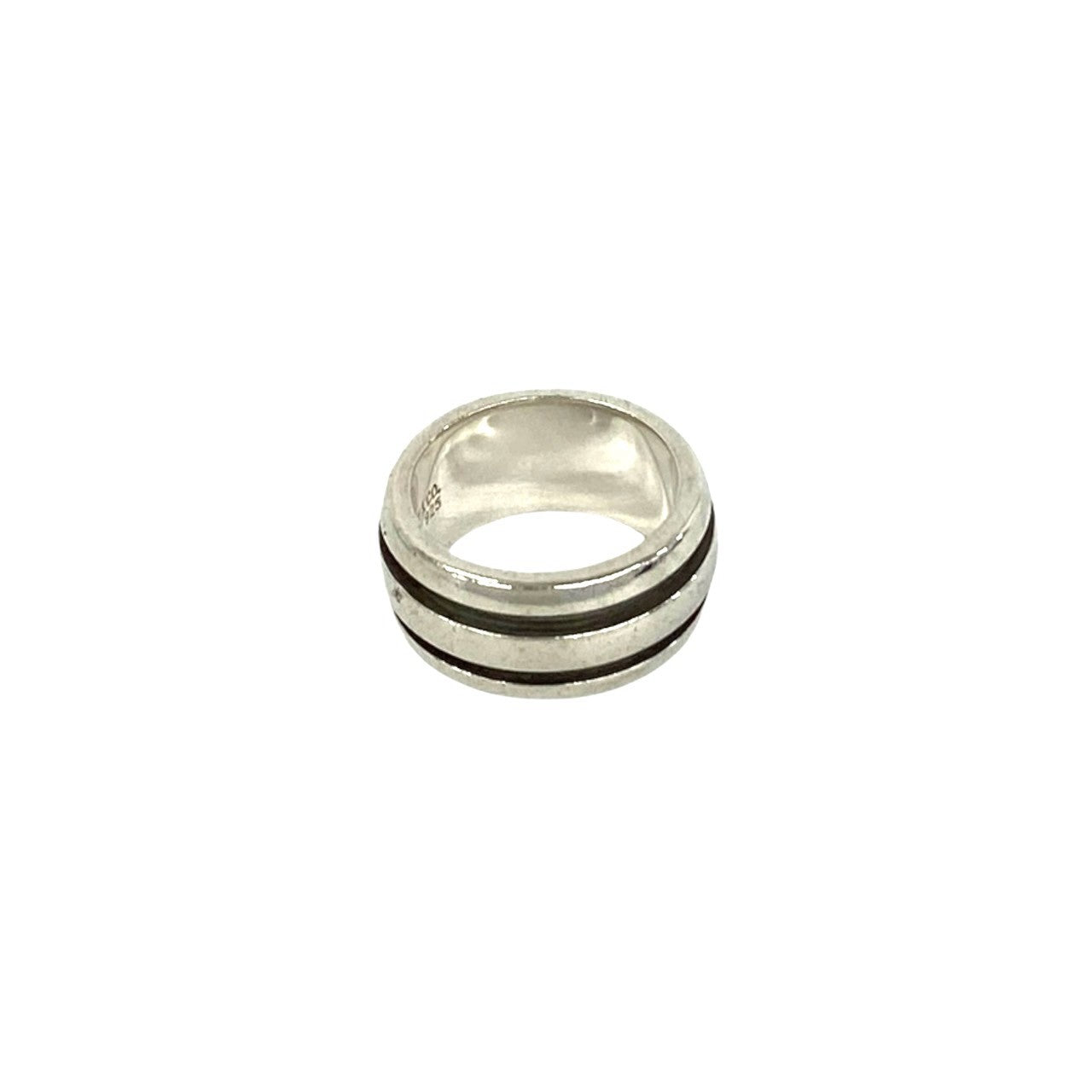 TIFFANY&Co. ティファニー (Vintage) グルーブド ダブルライン リング 指輪 7号 5
