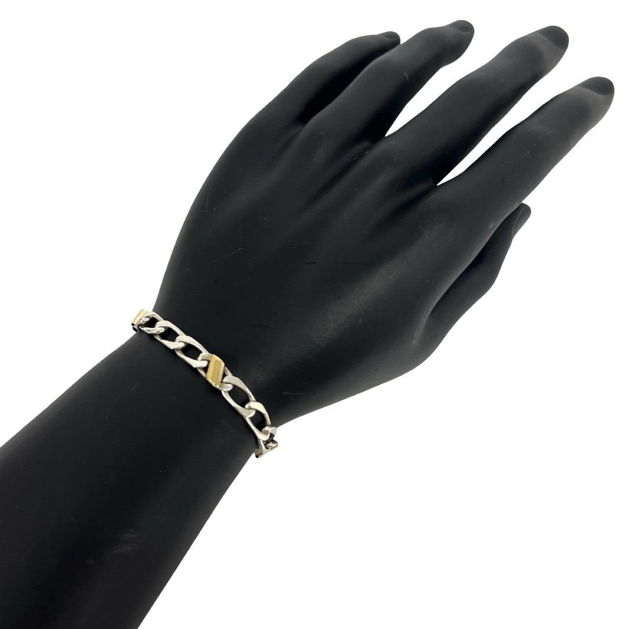 TIFFANY&Co. ティファニー (Vintage) フィガロチェーン ブレスレット 925 K18 750YG 2