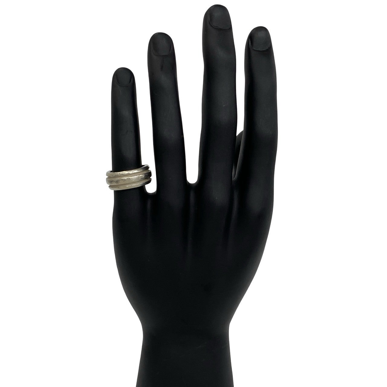 TIFFANY&Co. ティファニー (Vintage) グルーブド ダブルライン リング 指輪 3