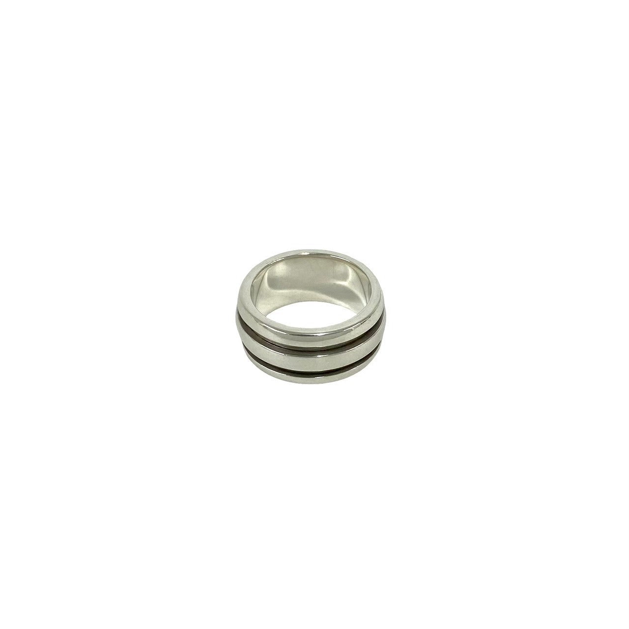 TIFFANY&Co. ティファニー (Vintage) グルーブド ダブルライン リング 指輪 4