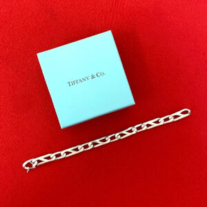 TIFFANY&Co. ティファニー クリップ シェイプ リンク チェーン ブレスレット