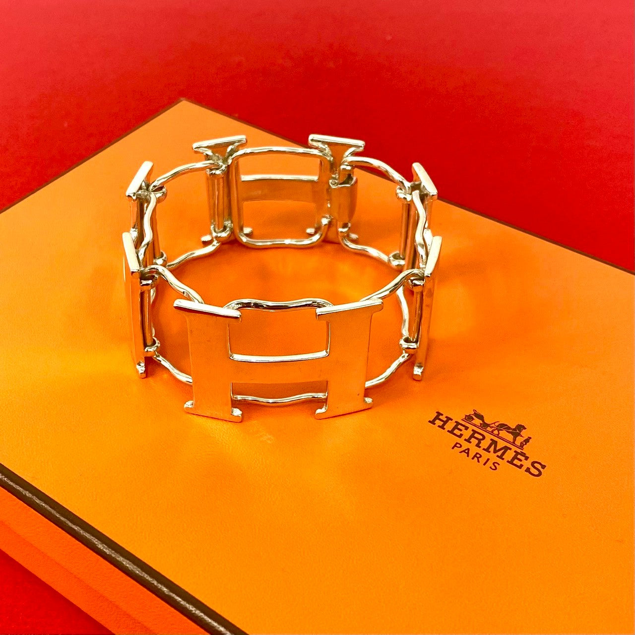 HERMES エルメス (Vintage) シルバー800 ブレスレット