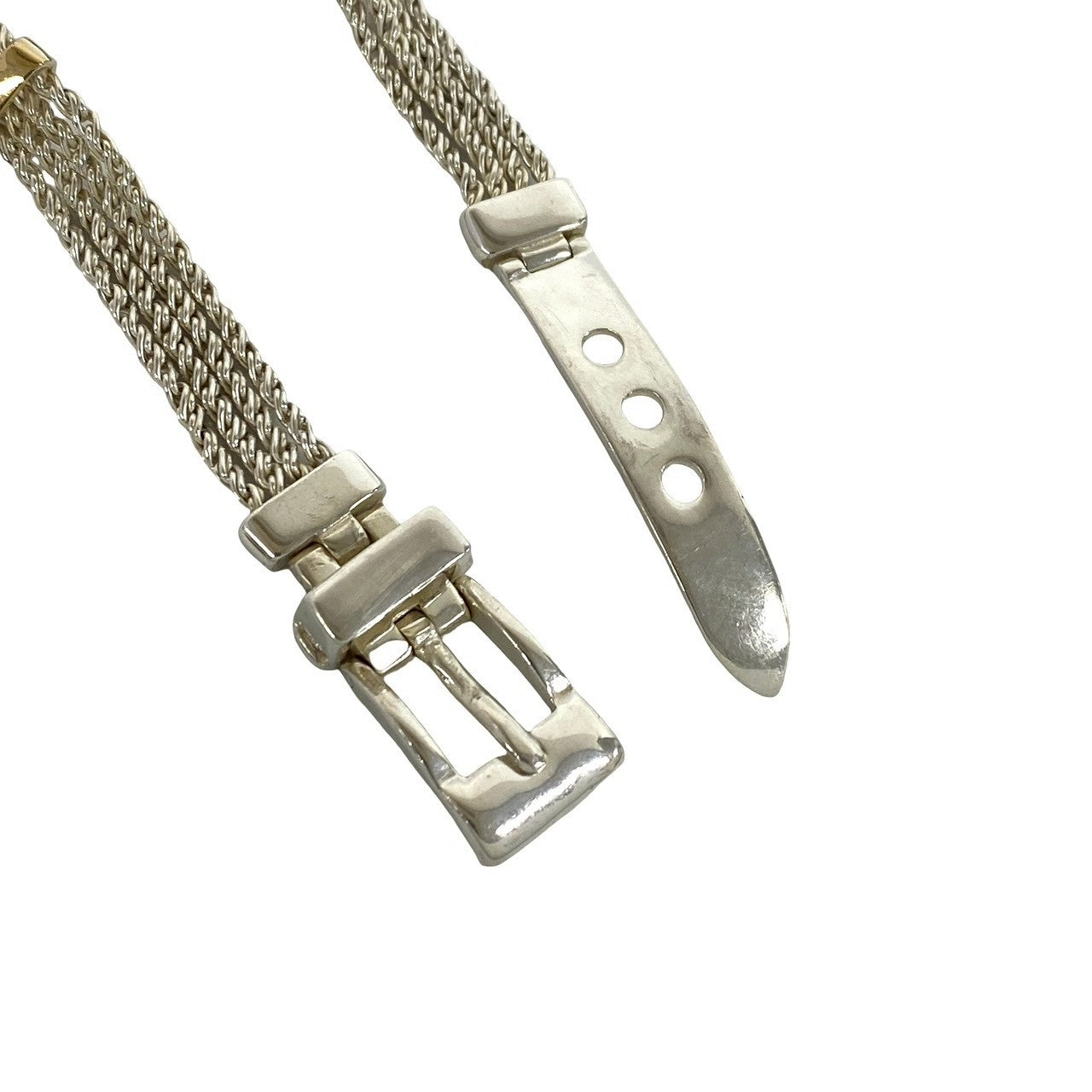 TIFFANY&Co. ティファニー (Vintage) Tサンチュール ブレスレット 925 K18 750YG 4