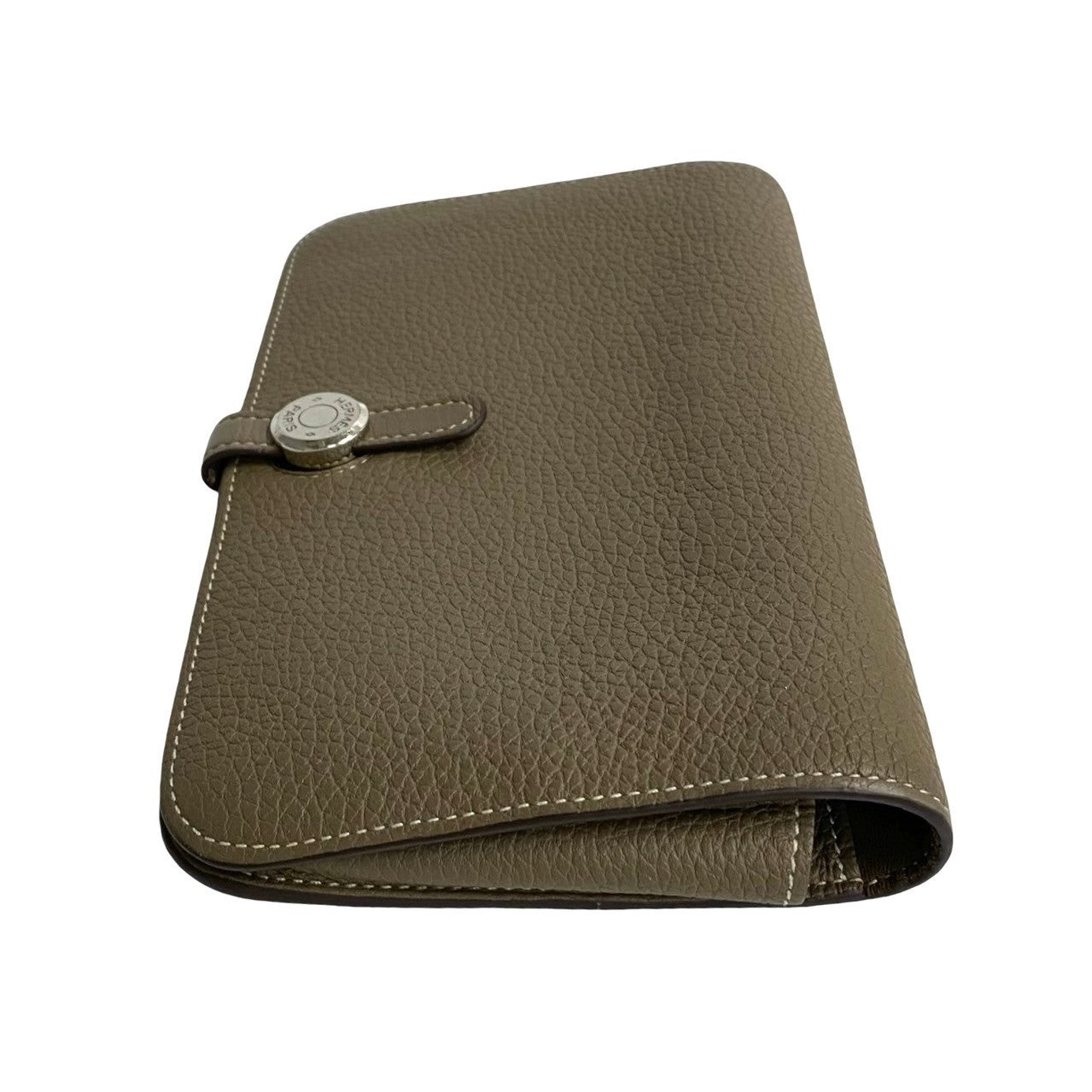 HERMES エルメス トゴン GM 二つ折り財布 エトゥープ 5