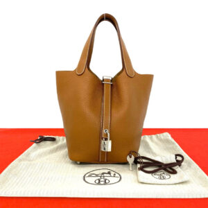 HERMES エルメス ピコタンロック PM ハンドバッグ トリヨンクレマンス