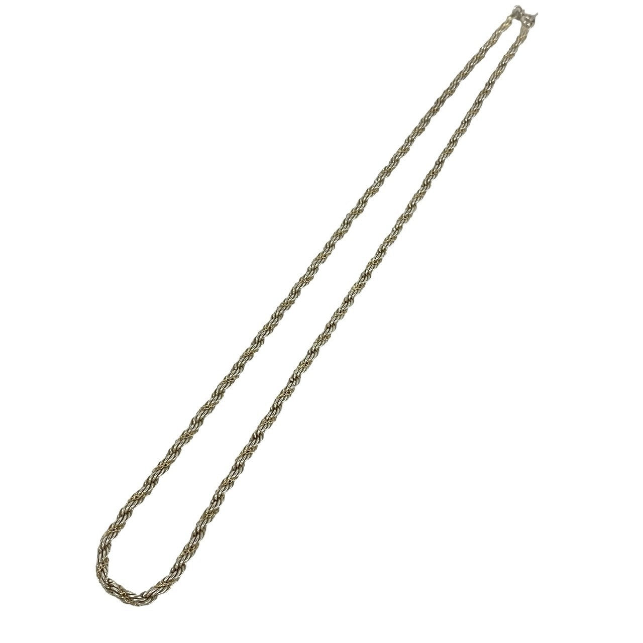 TIFFANY&Co. ティファニー (Vintage) ツイストロープ チェーン ネックレス 925 K14 585YG 5