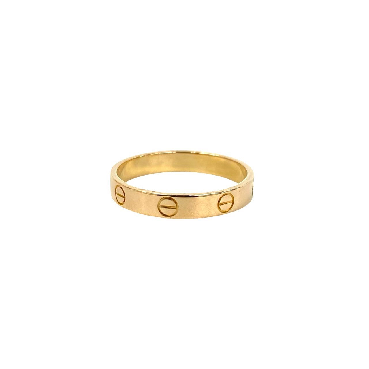 CARTIER カルティエ ミニ ラブリング 指輪 19号 表記サイズ #60 K18 750PG 6