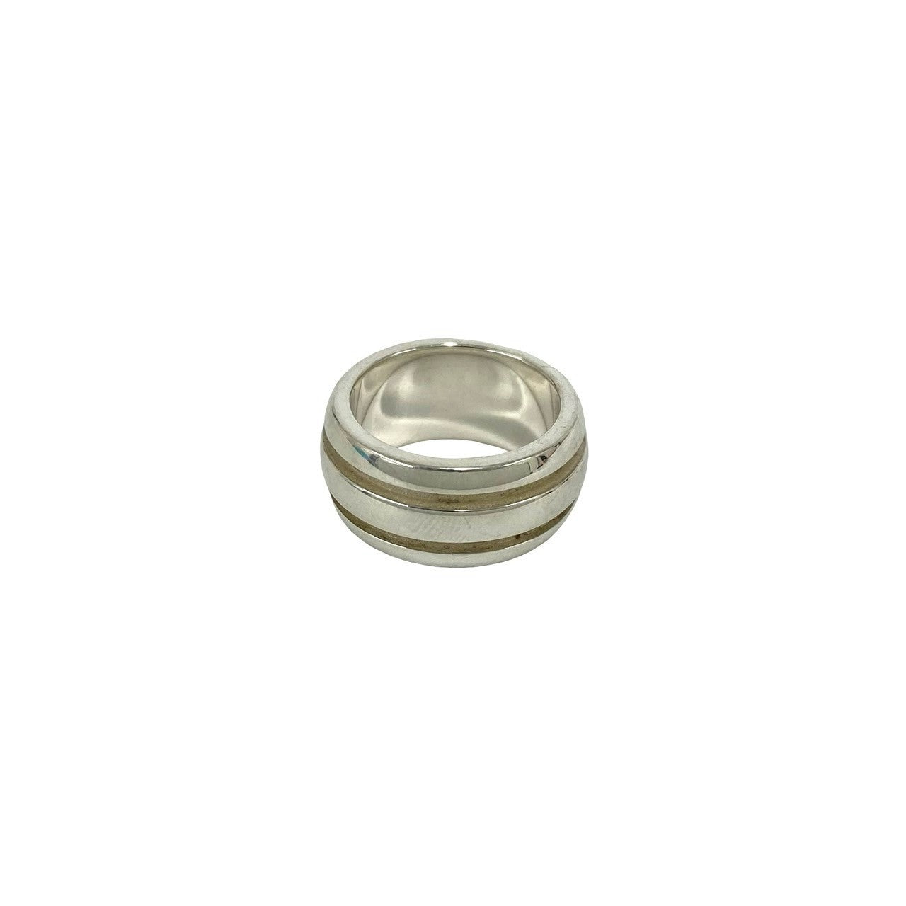TIFFANY&Co. ティファニー (Vintage) グルーブド ダブルライン リング 指輪 6
