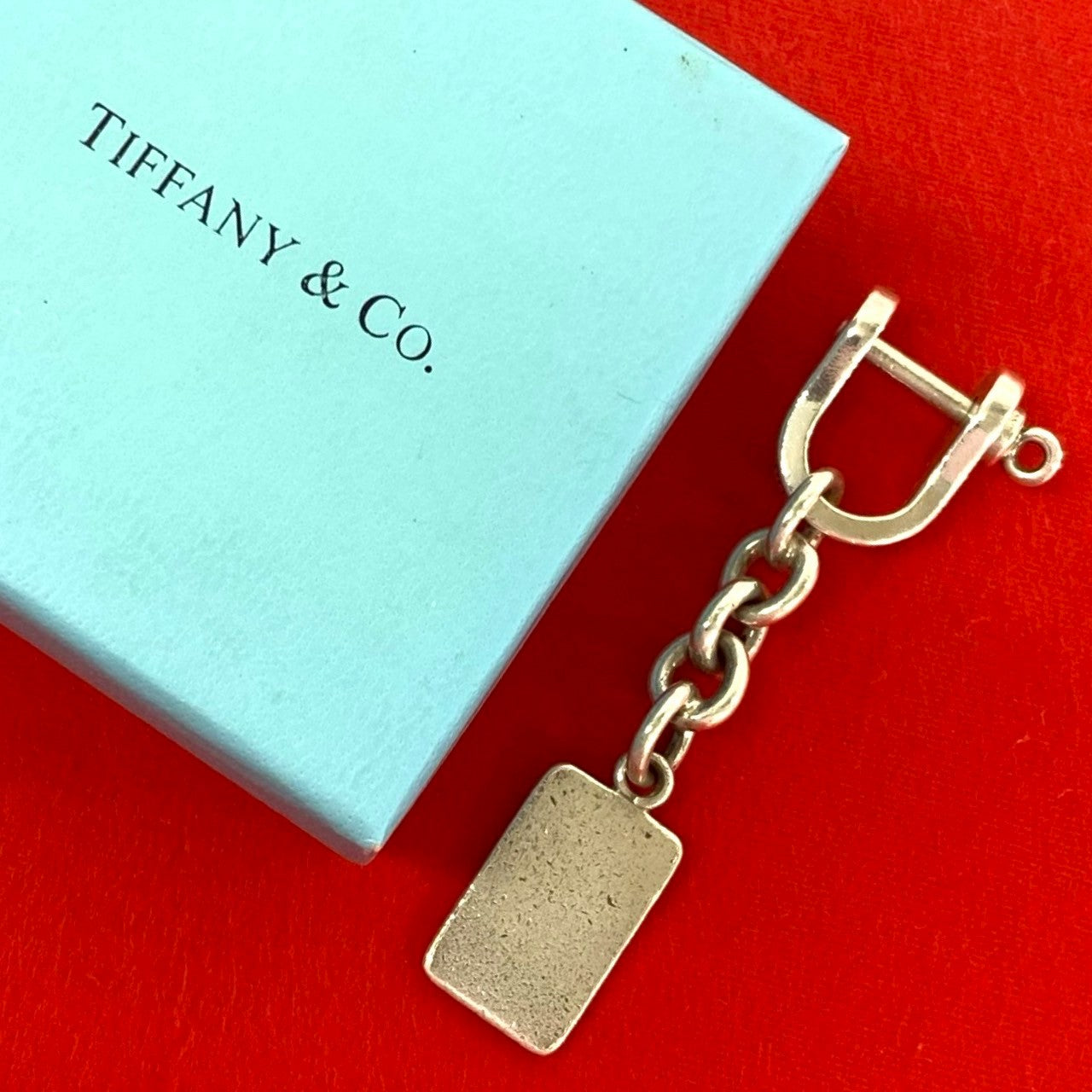 TIFFANY&Co. ティファニー インゴット バーチャーム キーホルダー