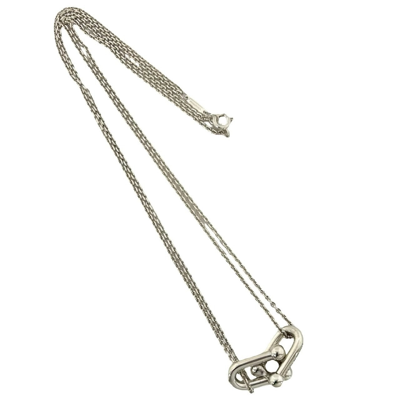 TIFFANY&Co. ティファニー ハードウェア ダブルリンク ネックレス 6