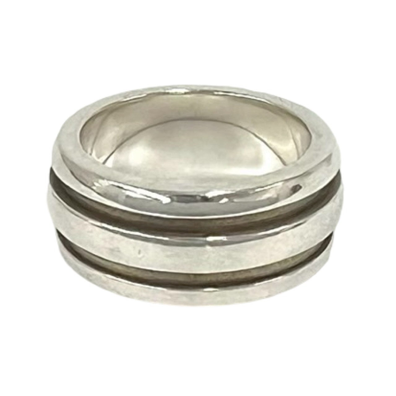 TIFFANY&Co. ティファニー (Vintage) グルーブド ダブルライン リング 指輪 5