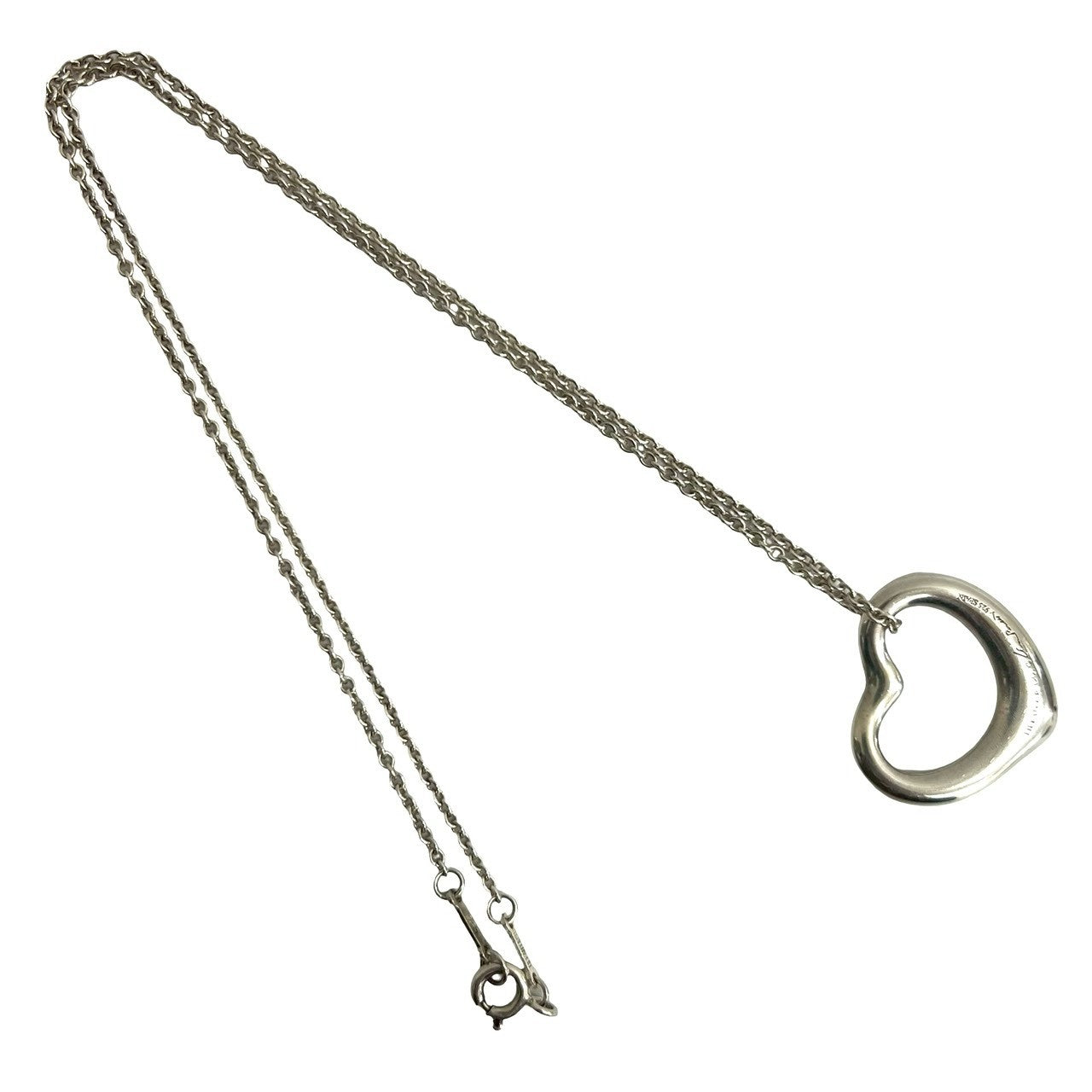 TIFFANY&Co. ティファニー オープンハート ネックレス 4