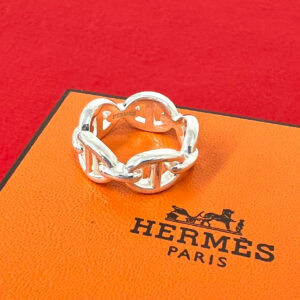 HERMES エルメス アンシェネ PM リング 指輪 8号 表記サイズ #48