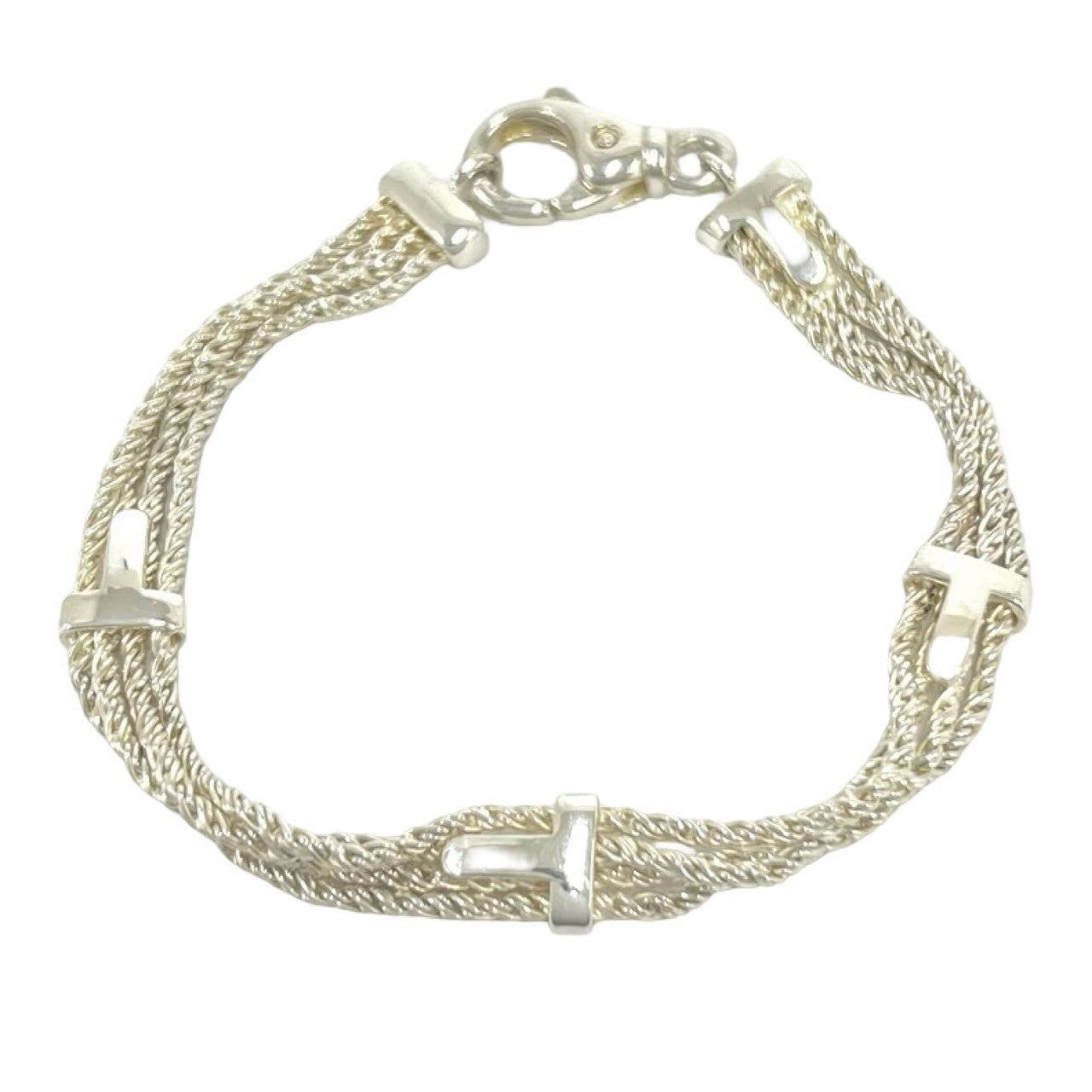 TIFFANY&Co. ティファニー (Vintage) Tロープ チェーン ブレスレット 2