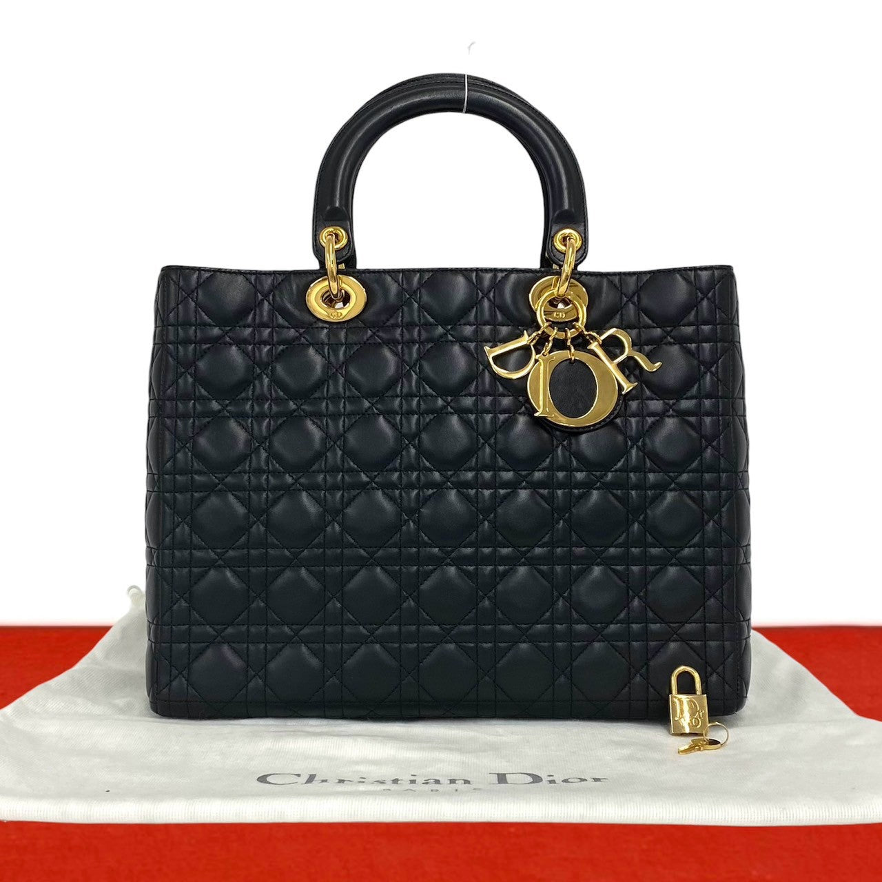 Christian Dior ディオール レディディオール ハンドバッグ