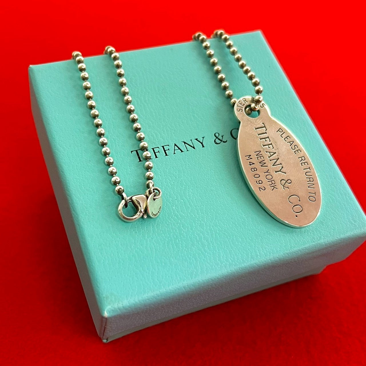 TIFFANY&Co. ティファニー リターントゥ オーバルタグ ネックレス