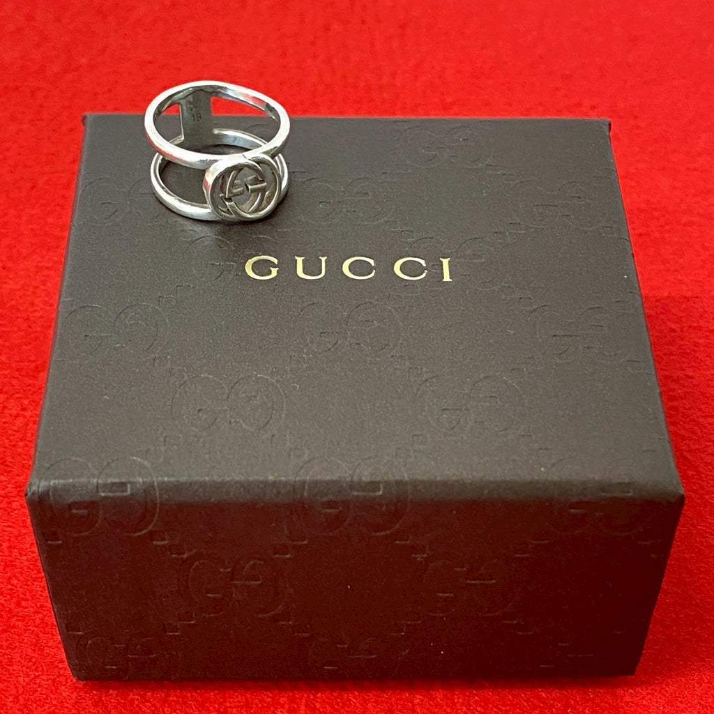 GUCCI インターロッキング G オープンハンド リング 16