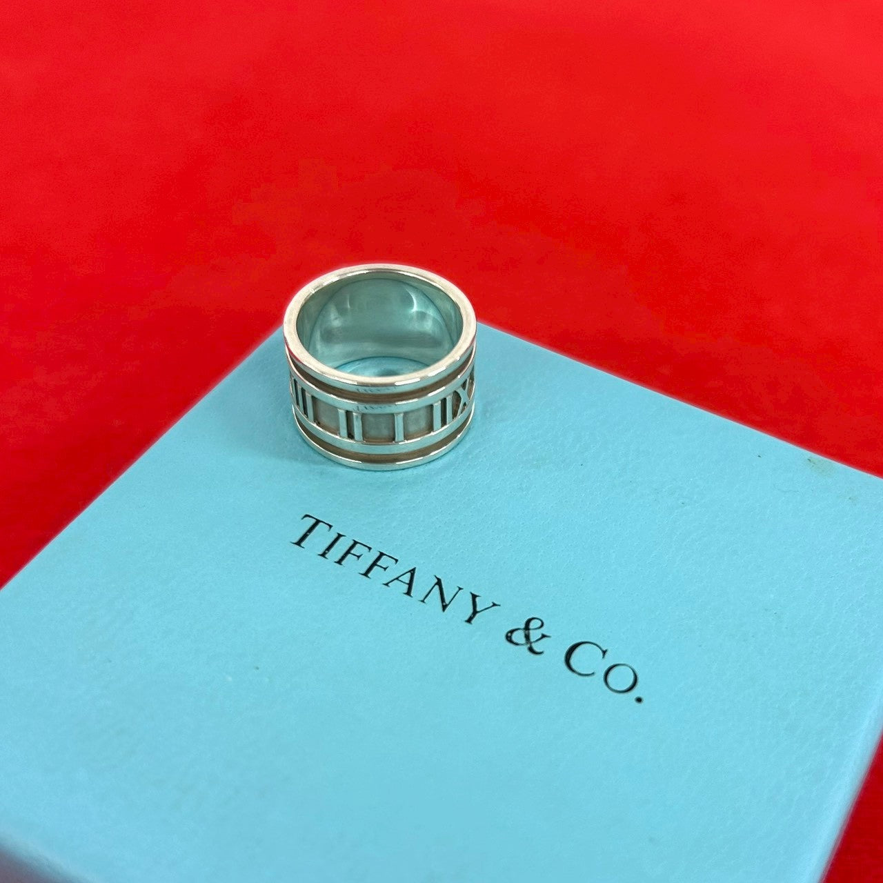 TIFFANY&Co. ティファニー (Vintage) ワイド アトラス リング 指輪