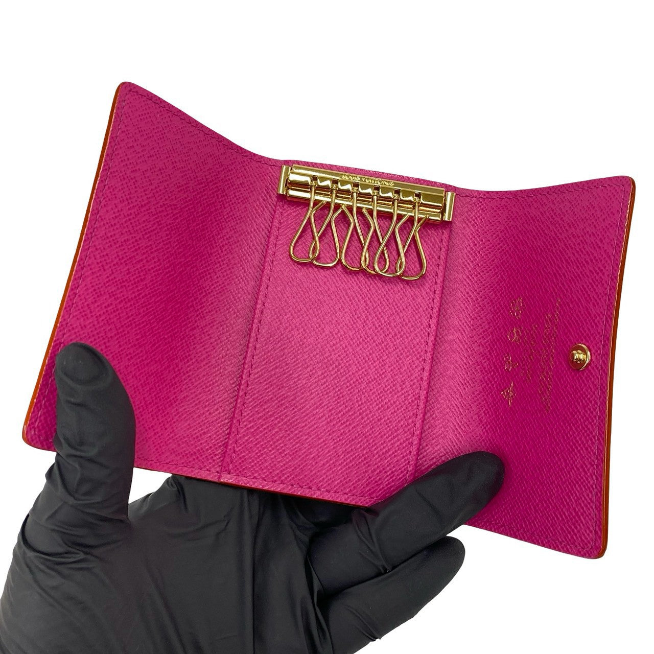 LOUIS VUITTON ルイヴィトン LV×TM ミュルティクレ6 キーケース 7
