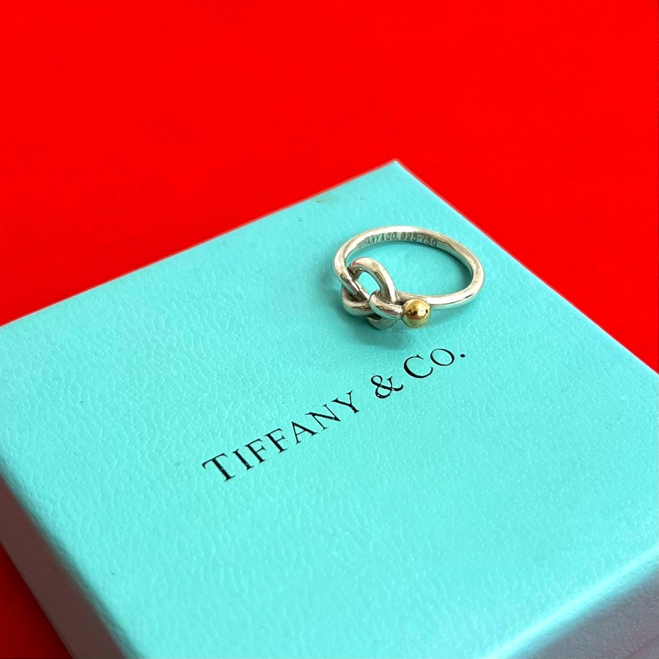 TIFFANY&Co. ティファニー フック&アイ ラブノット リング 指輪