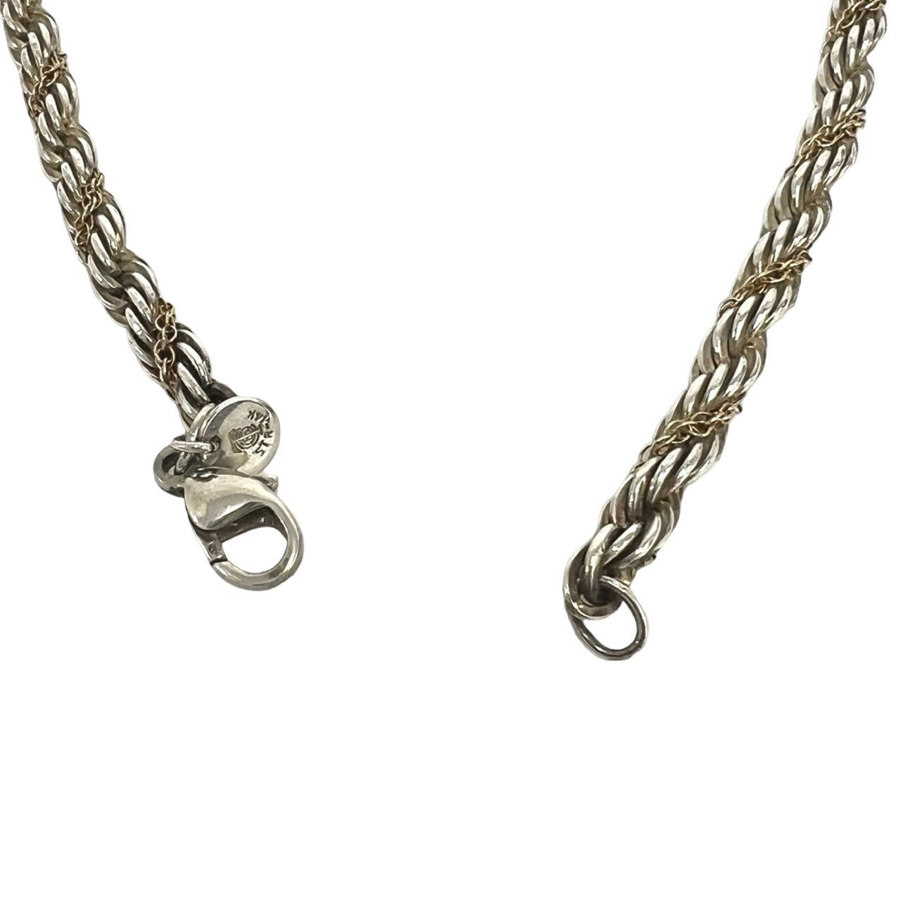 TIFFANY&Co. ティファニー (Vintage) ツイストロープ ネックレス 925 K14 585YG 5